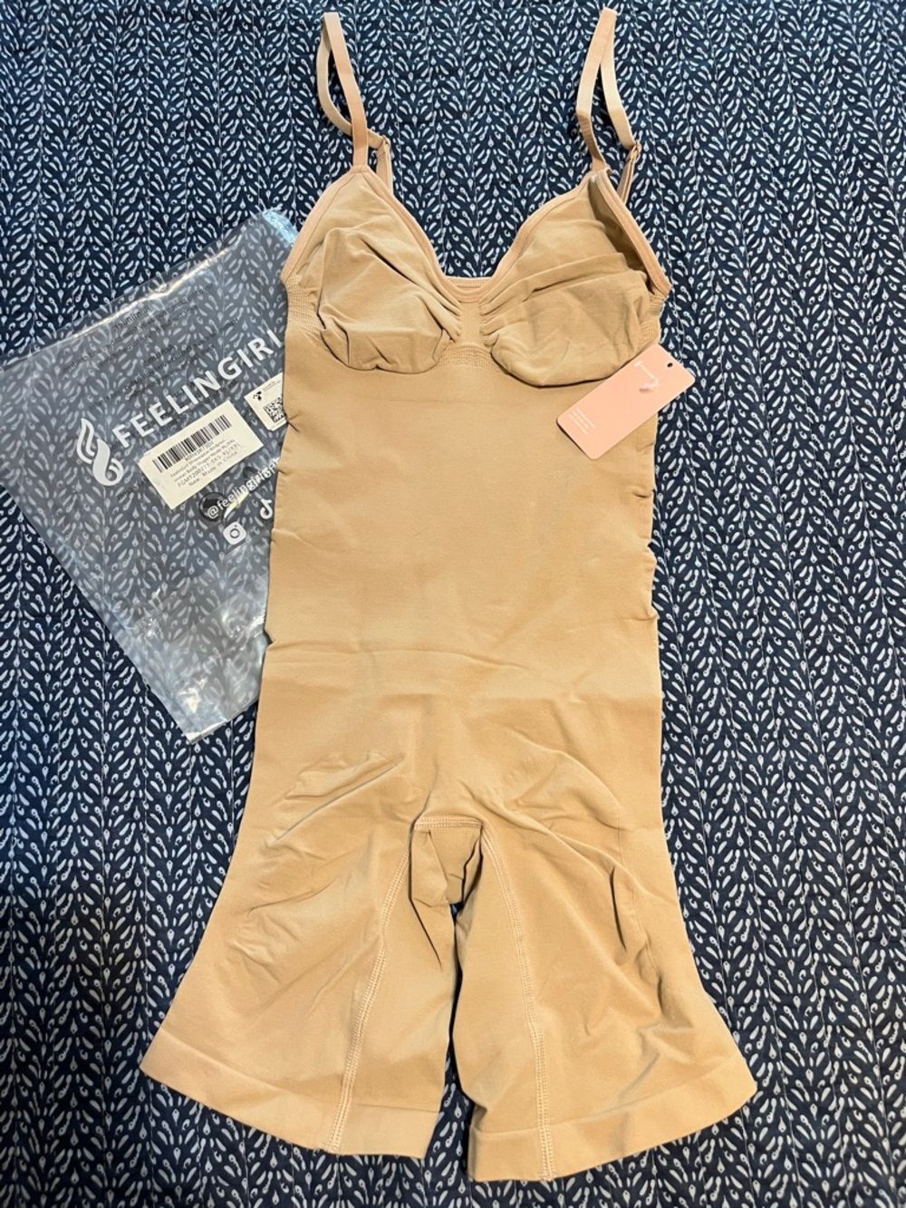 NWT FeelinGirl Shapewear Bodysuit - Nude XL/XXL